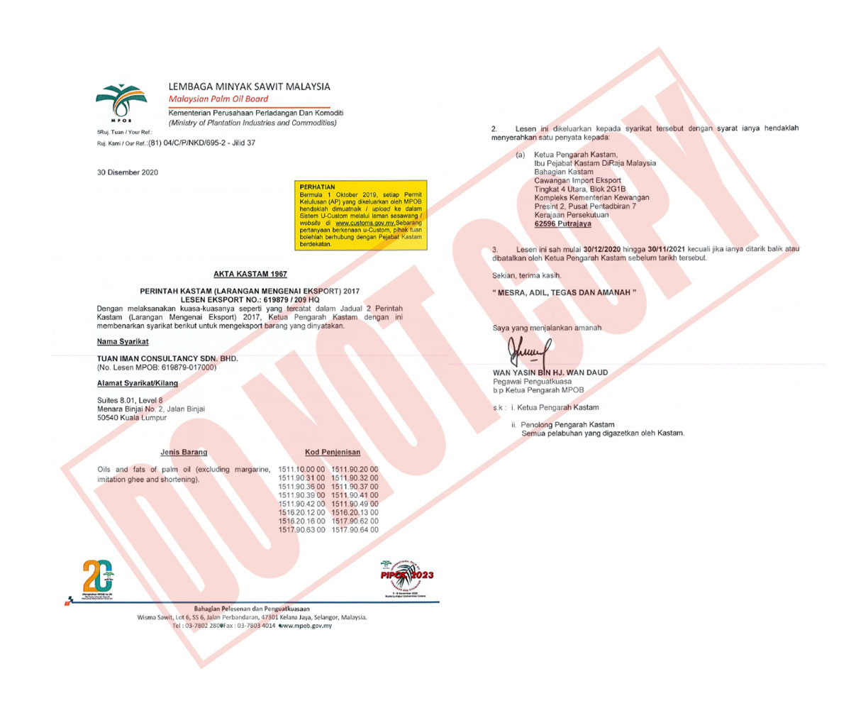 Certifications – Tuan Iman Consultancy Sdn. Bhd.